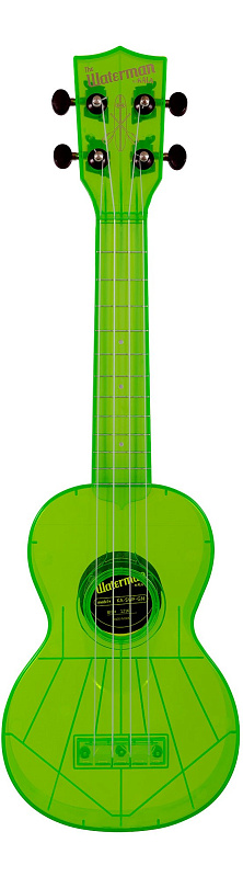 Фото WATERMAN by KALA KA-SWF-GN Waterman Fluorescent Green, Soprano Ukulele