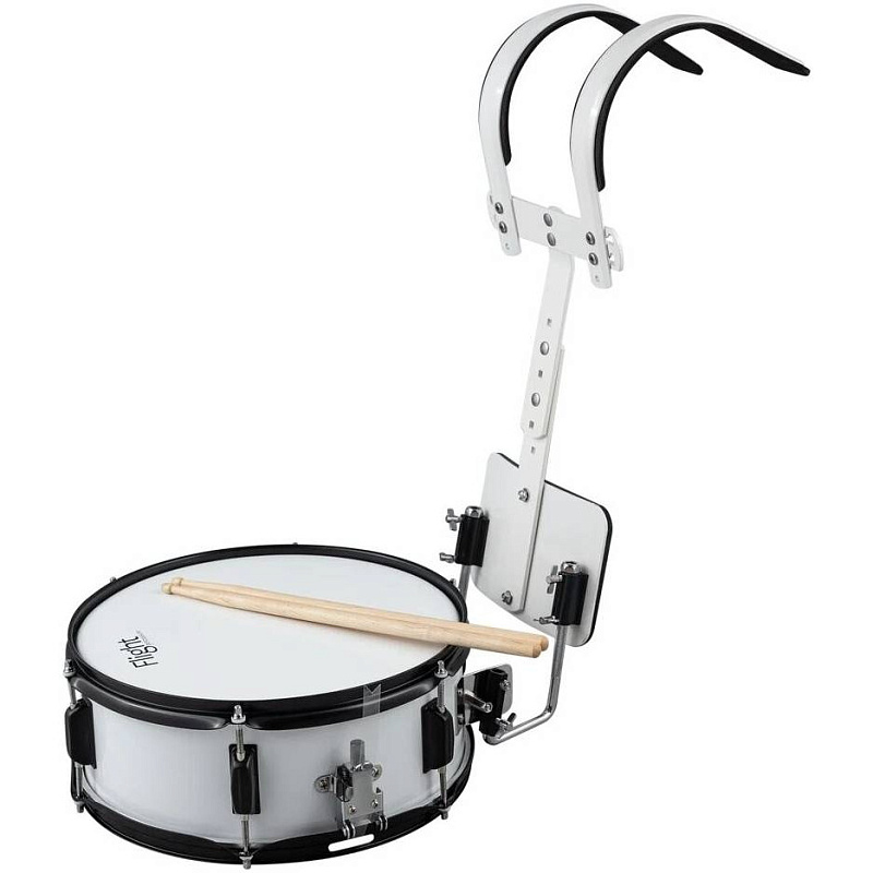 Фото FLIGHT FMS-1455 WH с корсетом - Барабан маршевый малый Флайт