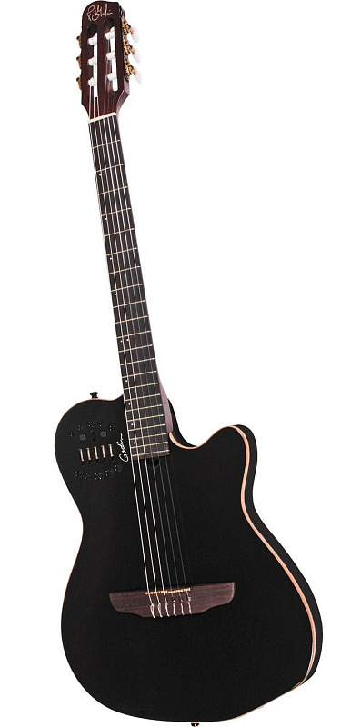 Фото Электроакустическая гитара Godin ACS Slim Black Pearl 