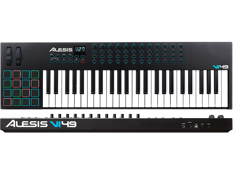 Фото ALESIS VI49 миди клавиатура с послекасанием 49 клавиш