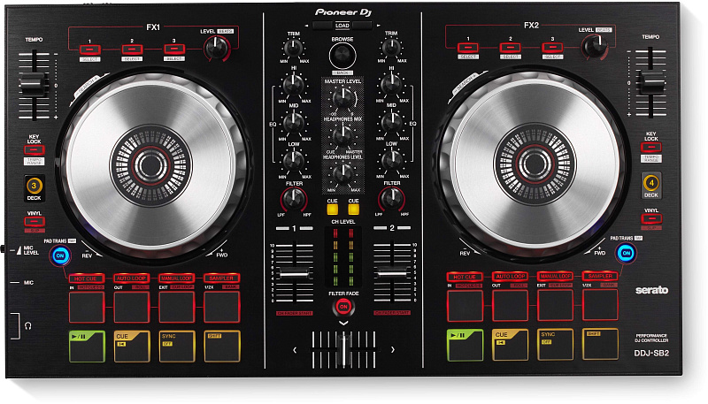 Фото PIONEER DDJ-SB2 DJ-контроллер для SERATO