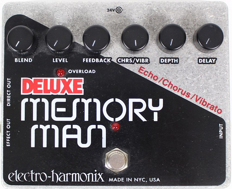 Фото Electro-Harmonix Deluxe Memory Man SALE  гитарная педаль Analog Delay/ Chorus/ Vibrato
