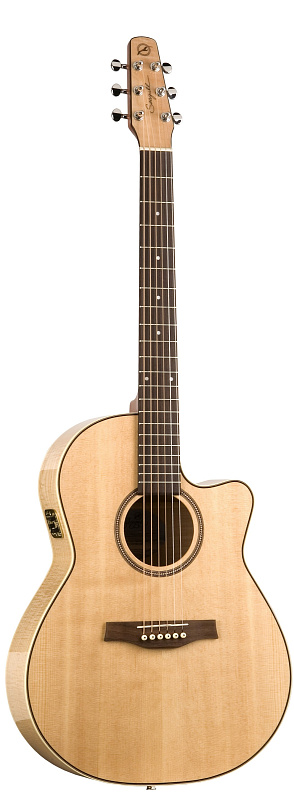 Фото Seagull PERFORMER CW FOLK QI Flame Maple HG Электроакустическая гитара