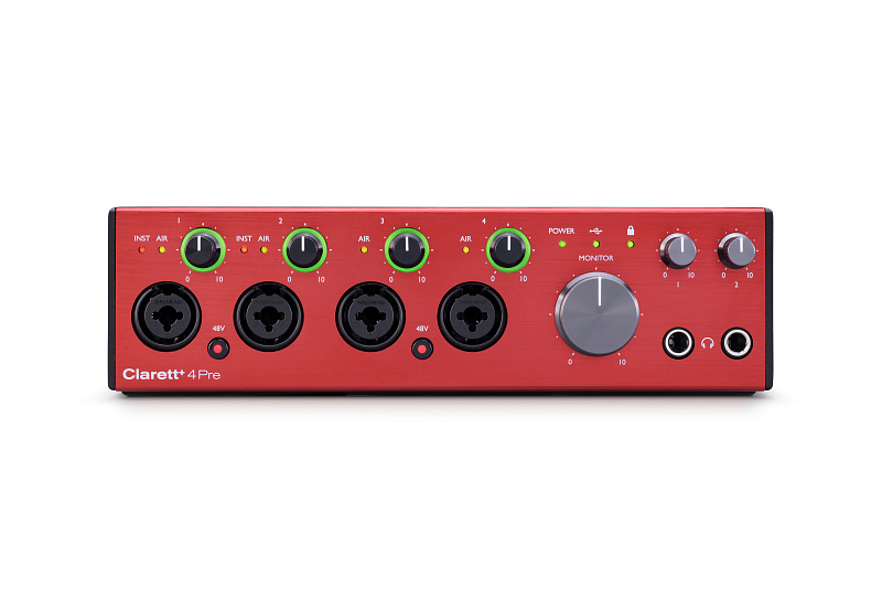 Фото Интерфейс FOCUSRITE Clarett+ 4Pre