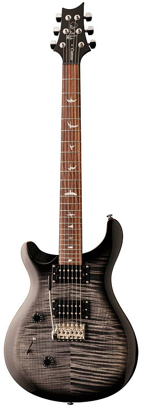 Фото PRS SE CUSTOM 24 L/H CHARCOAL BURST, с чехлом