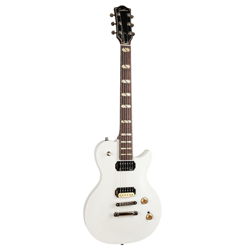 Фото Электогитара Godin Summit Classic HT Trans White, LesPaul, цвет белый