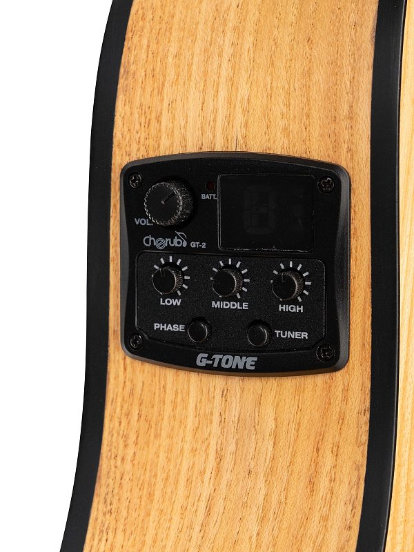 Фото TR1-2 Гитара электро-акустическая, трэвел, акация, Poni