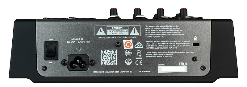 Фото ALLEN & HEATH ZED6 Микшерный пульт