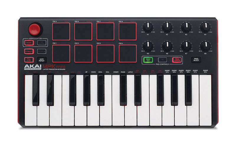 Фото AKAI PRO MPK MINI MK2 USB миди клавиатура