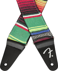 Ремень для гитары FENDER 2 SERAPE STRAP GRN MULTI