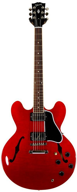 Фото Электрогитара GIBSON CUSTOM SHOP ES-335 DOT (PLAIN, GLOSS) CHERRY