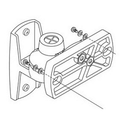 Пара кронштейнов для настенной установки АСRCF MA 7W