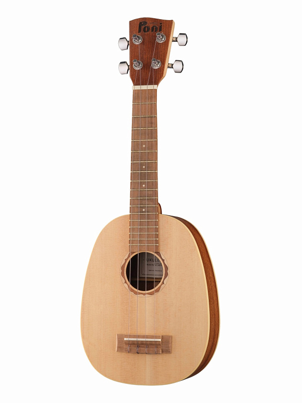 Фото USVPRW Укулеле сопрано винтаж, красное дерево, Poni