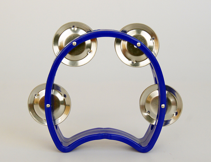 Фото Тамбурин Fleet FLT-TW4 полумесяц 4 пары бубенцов