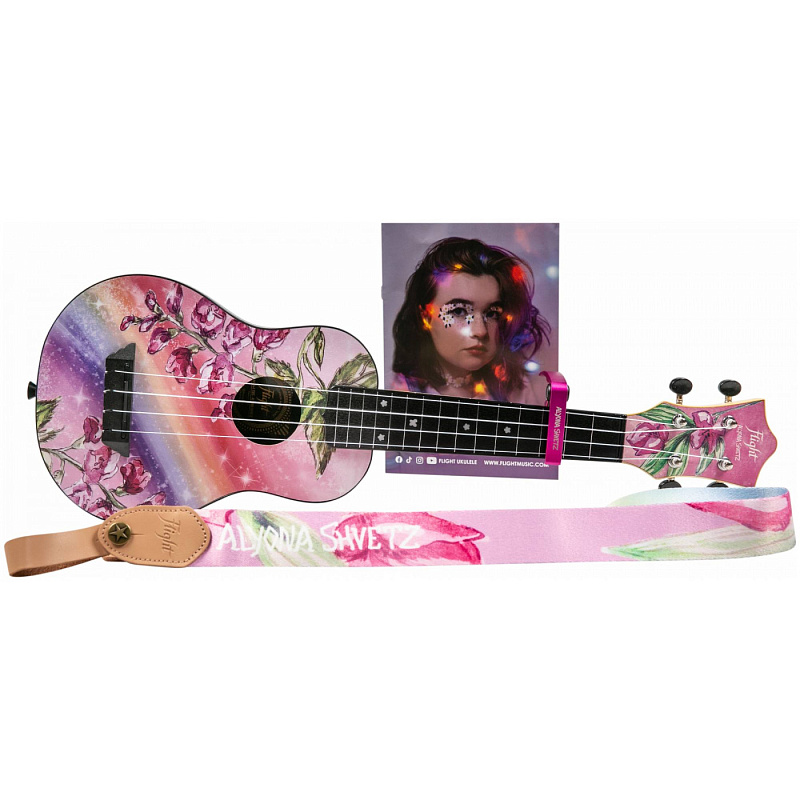 Фото FLIGHT S35 ALYONA SHVETZ / Алена Швец - Ремень для укулеле Флайт