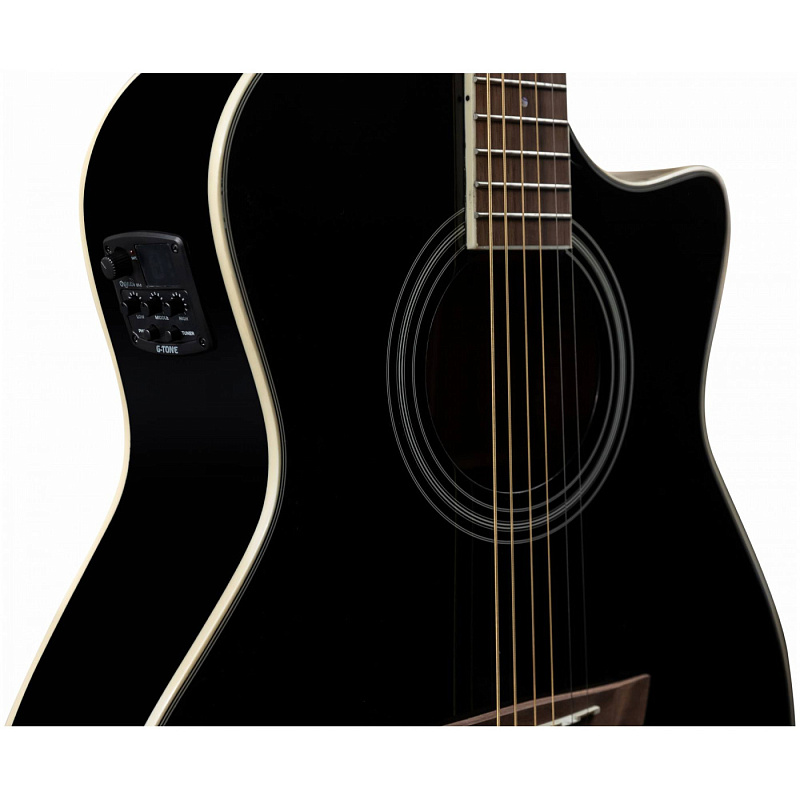 Фото Электроакустическая гитара FLIGHT AG-210 CEQ BK
