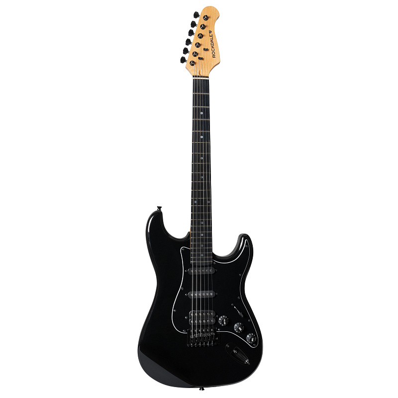 Фото Электрогитара ROCKDALE Stars Black Limited Edition HSS BK