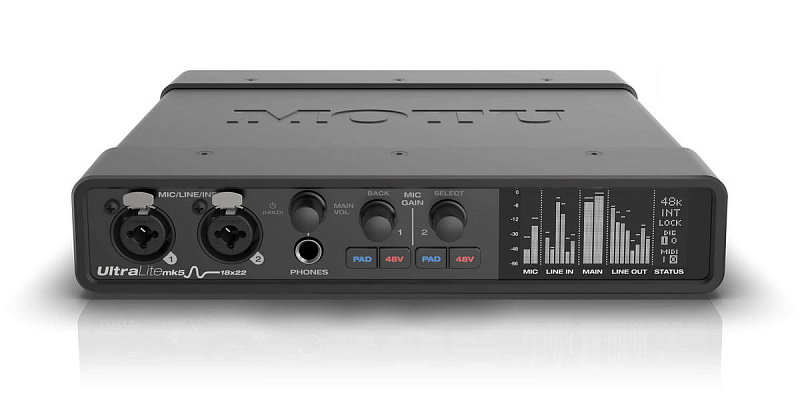 Фото Внешняя звуковая карта с USB MOTU UltraLite-mk5