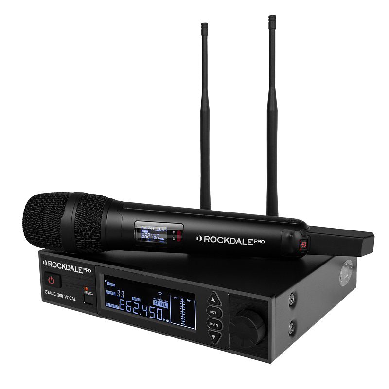 Фото Радиосистема ROCKDALE PRO Stage 200 BK Vocal