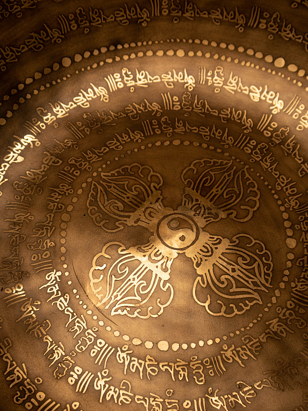 Фото Поющая чаша кованная Ething Carving - SBEC 35 