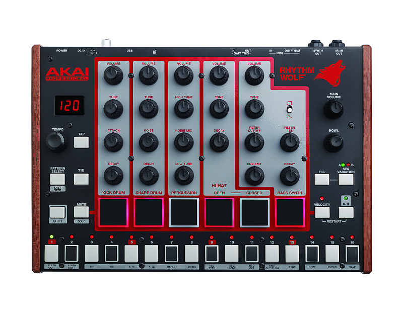 Фото Драм машина AKAI PRO RHYTHM WOLF