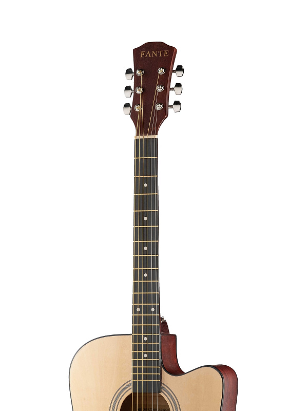 Фото FT-221-N Акустическая гитара, с вырезом 41", цвет натуральный, Fante