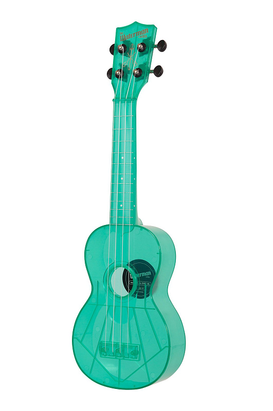 Фото WATERMAN by KALA KA-SWF-BL Waterman Fluorescent Blue, Soprano Ukulele