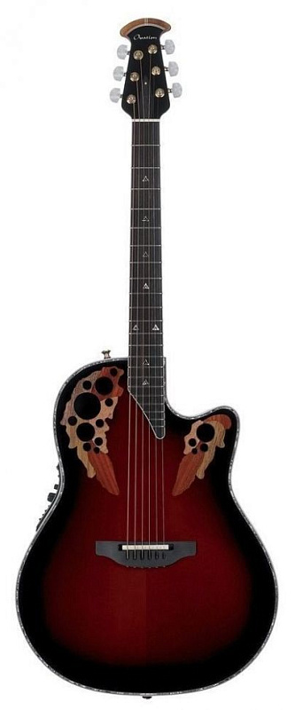 Фото Электроакустическая гитара OVATION C1778LX-BCB Custom Elite LX USA Black Cherry Burst