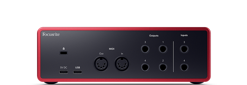 Фото Звуковая карта FOCUSRITE Scarlett 4i4 4th Gen