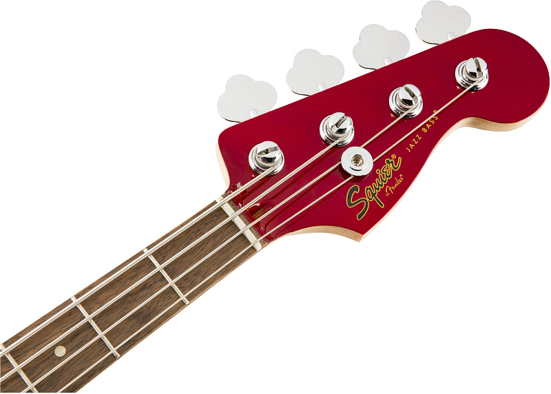 Фото Squier Contemporary Jazz Bass®, Laurel Fingerboard, Dark Metallic Red