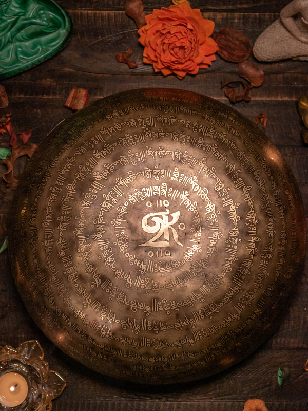 Фото Поющая чаша кованная Ething Carving - SBEC 35 