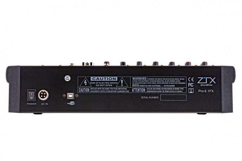 Фото Микшерный пульт ZTX audio Pro 6.1Fx