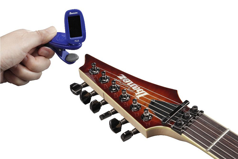 Фото Гитарный хроматический тюнер IBANEZ PU3-BL CLIP TUNER