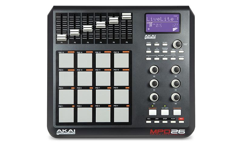 Фото MIDI/USB-контроллер AKAI PRO MPD26