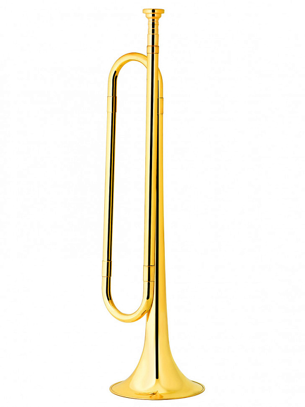 Фото Горн DEKKO пионерский, размер 48*12*12 см, мундштук в комплекте