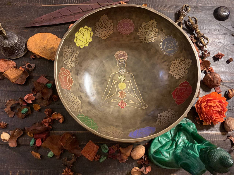 Фото Поющая чаша кованая Yogini SB-YOG 32 до диез