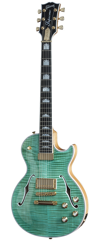 Фото GIBSON USA LES PAUL SUPREME 2015 SEAFOAM GREEN 