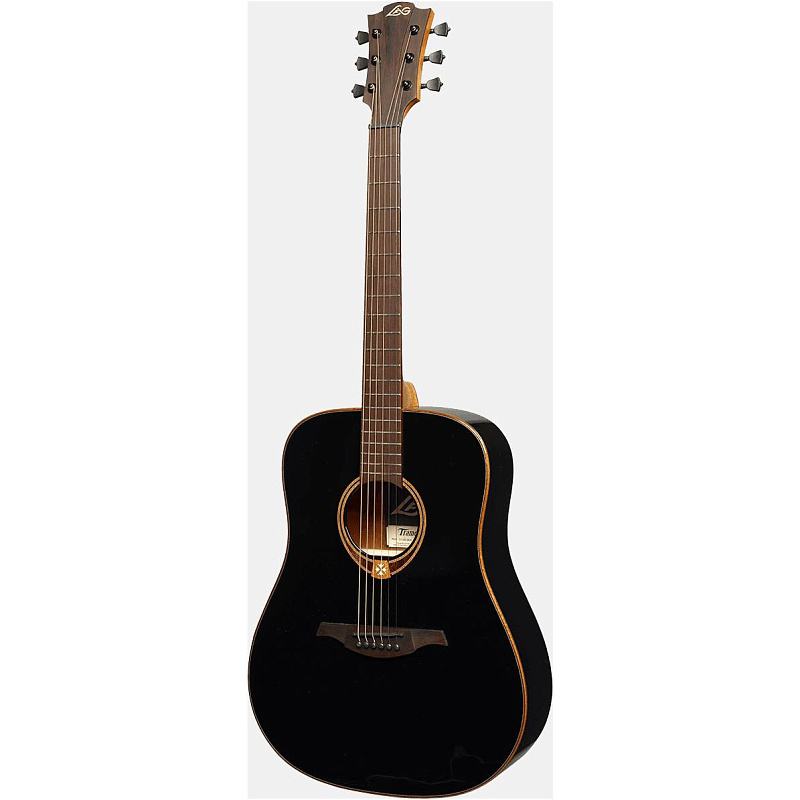 Фото LAG T-118D BLK - Гитара акустическая Лаг