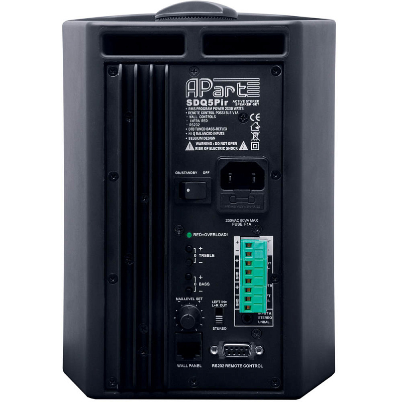 Фото Комплект акустики APart SDQ5PIR-BL