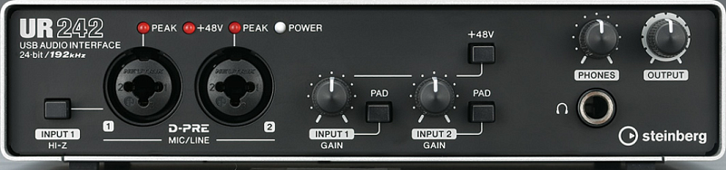 Фото Steinberg UR242 USB-аудиоинтерфейс