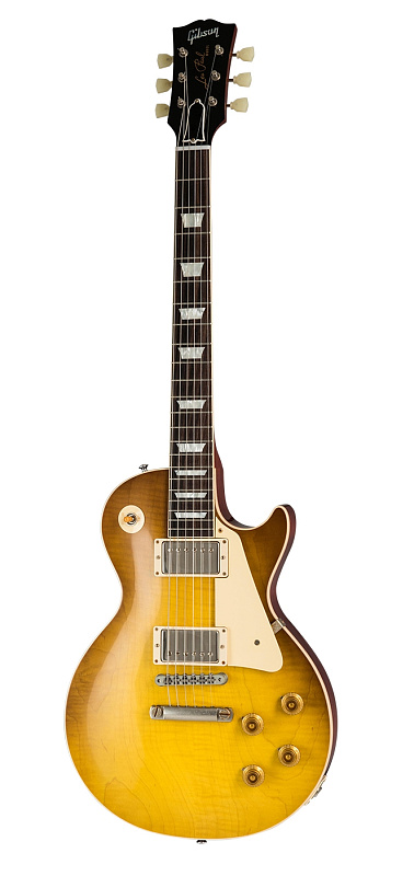 Фото GIBSON CUSTOM 58 Les Paul Standard Honey Lemon Fade Gloss NH