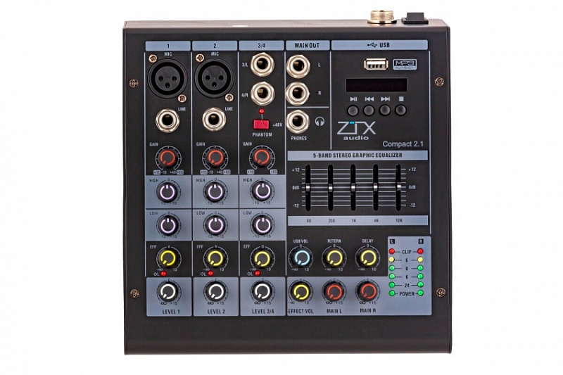 Фото Микшерный пульт ZTX audio Compact 2.1