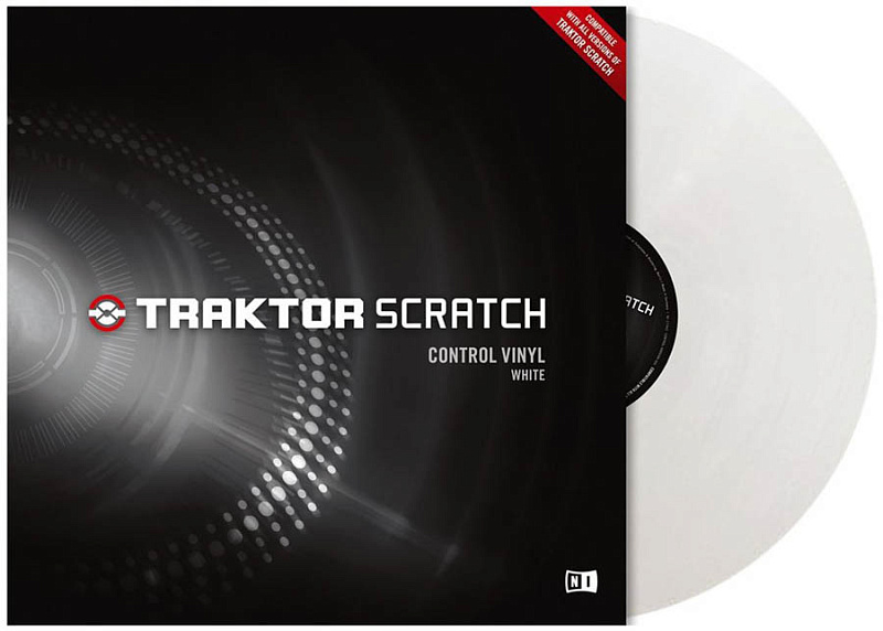 Фото Native Instruments Traktor Scratch Pro Control Vinyl White Mk2