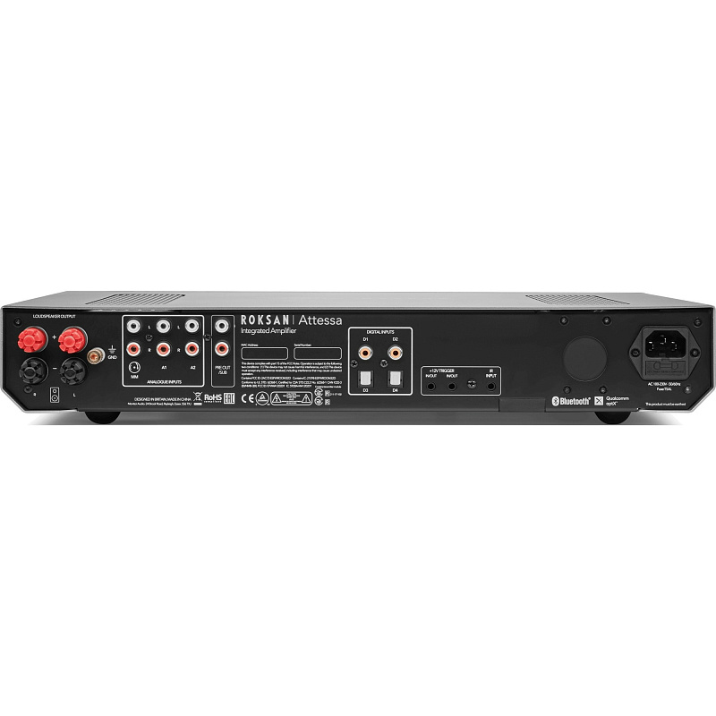 Фото Интегральный усилитель Roksan Attessa Integrated Amplifier Black