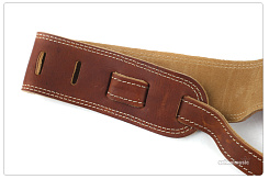 Martin 18A0012  гитарный ремень, кожа/ замша, коричневый