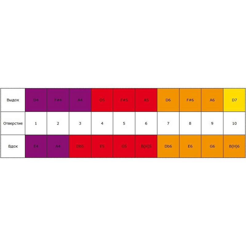 Фото HOHNER Pro Harp 562/20 MS D - Губная гармоника диатоническая Хонер