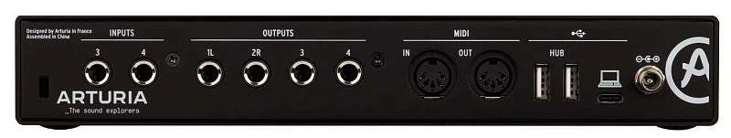 Фото Внешняя звуковая карта с USB Arturia MiniFuse 4 Black