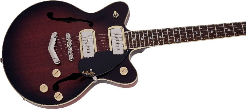 Фото GRETSCH G2655-P90 Streamliner Junior Claret Burst