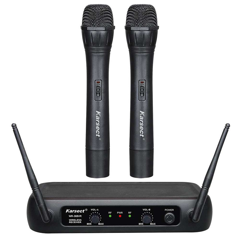 Фото Радиосистема с двумя микрофонами  KARSECT WR-368VR/HT-113