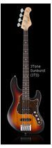 FGN J-Standard Mighty Jazz JMJ-R Duncan 3TS  бас-гитара, цвет - санбёрст